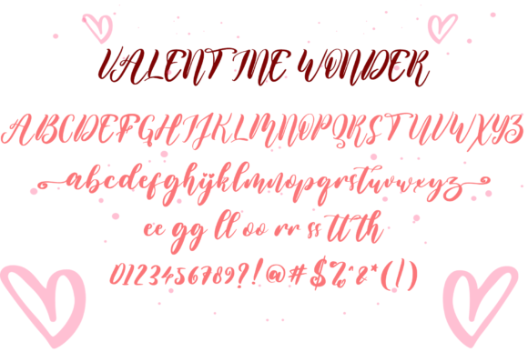 Valentine Wonder Font Poster 7