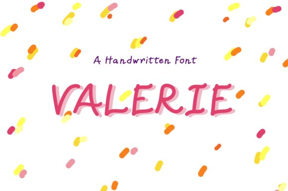 Valerie Font Poster 1