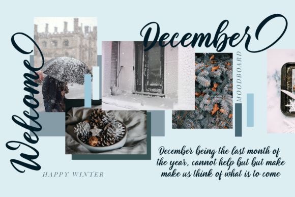 Valley of Winter Font Poster 2