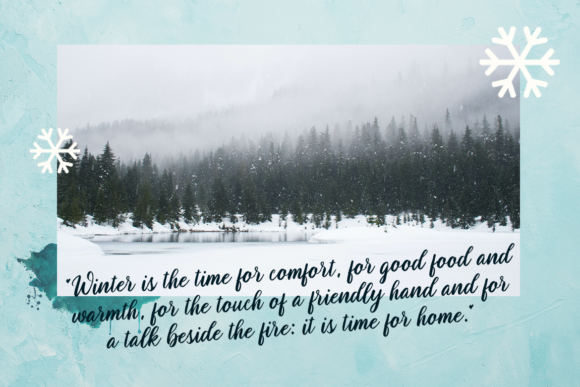 Valley of Winter Font Poster 6