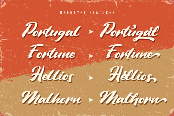 Vintage Style Font Poster 2