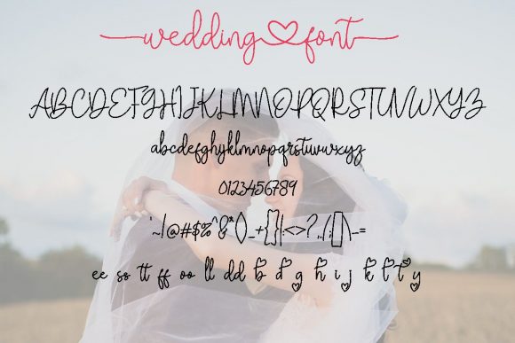 Wedding Font Poster 6