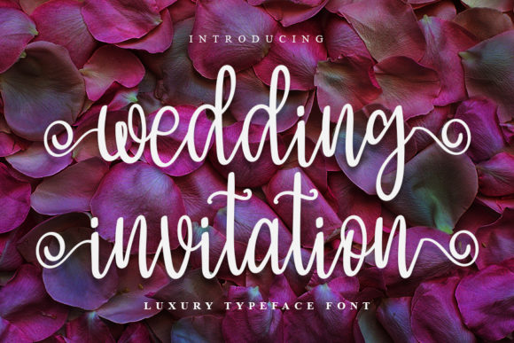 Wedding Invitation Font