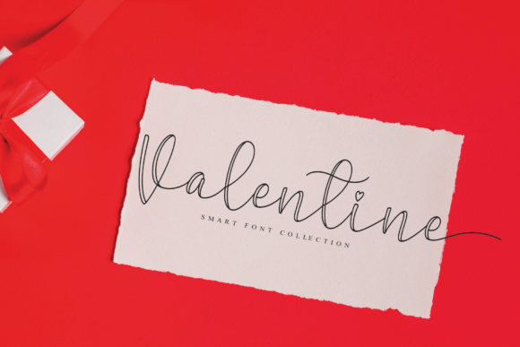 Wedding Valentine Font Poster 8