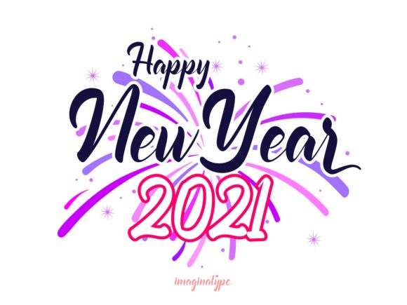 Welcoming New Year Font Poster 4