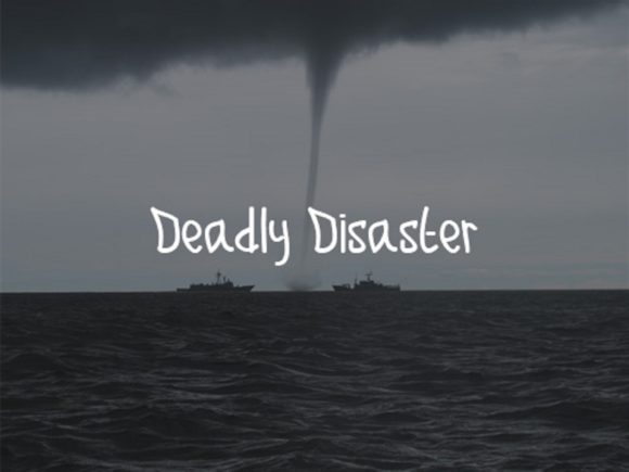 Whirlwind Disaster Font Poster 4