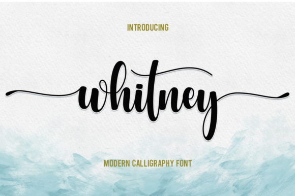 Whitney Font Poster 1