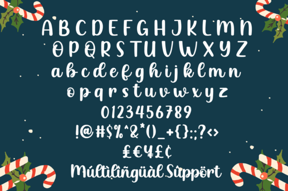 Winter Candy Font Poster 7