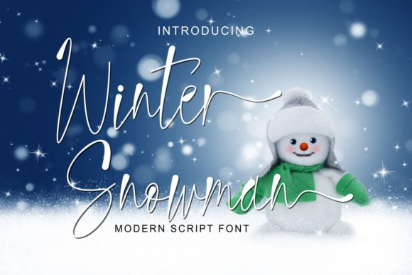 Winter Snowman Font