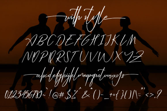 With Style Font Poster 7