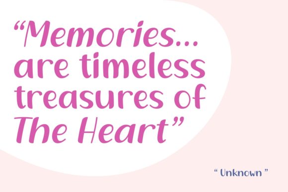 Wonderful Memories Font Poster 4