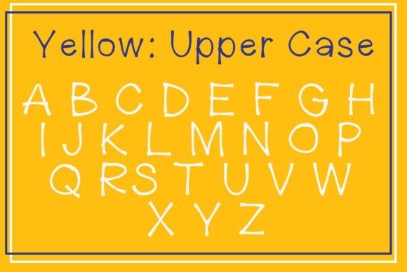 Yellow Font Poster 2