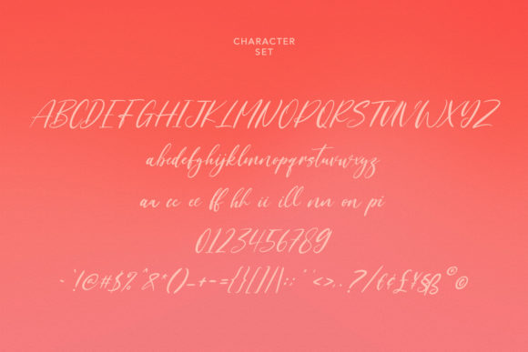 Yourstrully Script Font Poster 8
