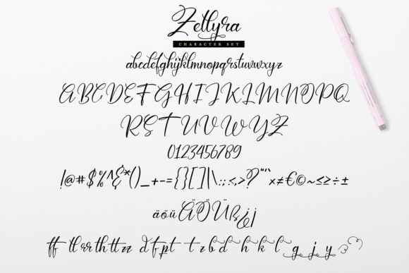 Zellyra Font Poster 6