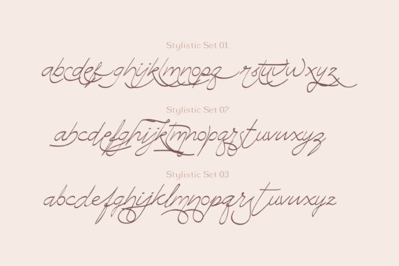 Zhafir Script Font Poster 8