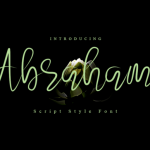 Abraham Font Poster 1