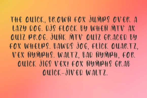 Abrianna Sweetie Font Poster 4