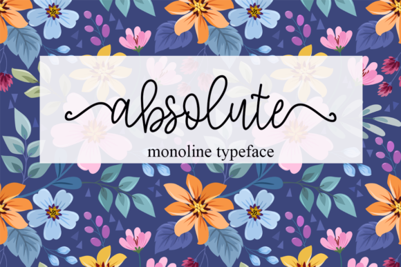 Absolute Font Poster 1