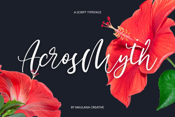 Acrosmyth Font Poster 1