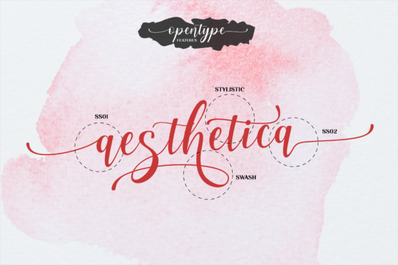 Aesthetica Font Poster 2