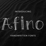 Afino Font Poster 1