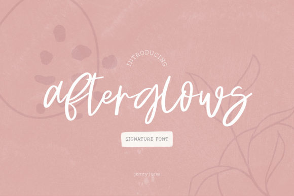 Afterglows Font