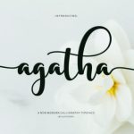 Agatha Font Poster 1