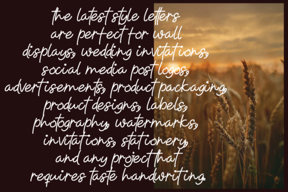 Agriculture Font Poster 3