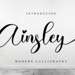 Ainsley Font Poster 1