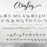 Ainsley Font Poster 11