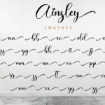 Ainsley Font Poster 12