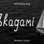 Akagami Font Poster 1