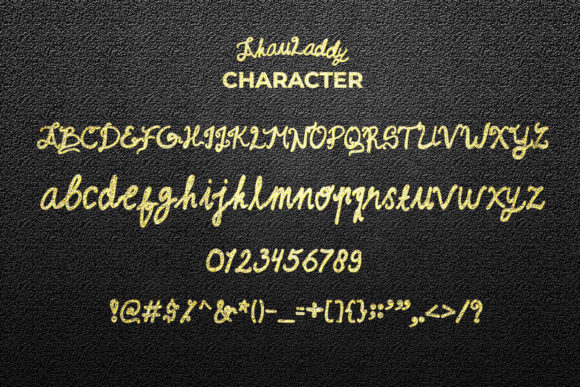 Akau Laddy Font Poster 7