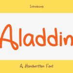 Aladdin Font Poster 1