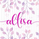 Allisa Font Poster 1