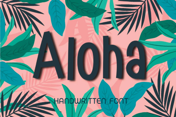 Aloha Font Poster 1