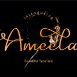 Ameela Font Poster 1