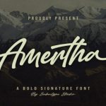 Amertha Font Poster 1