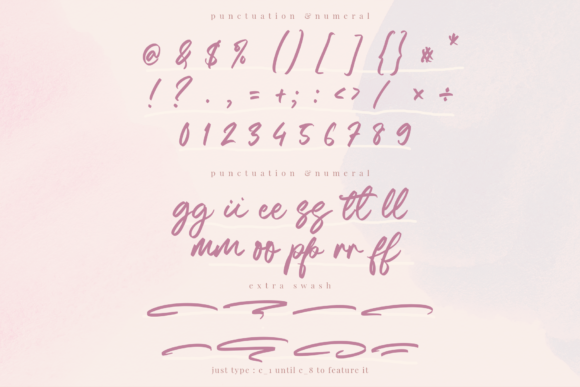 Amore Eiffel Font Poster 11