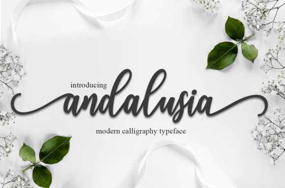 Andalusia Font Poster 2