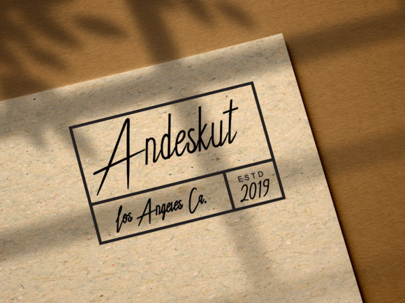 Andeskut Font Poster 2