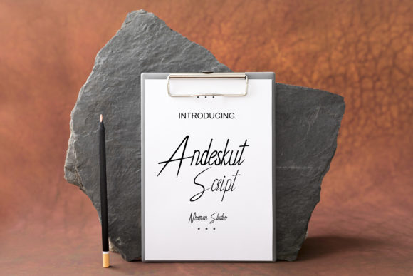 Andeskut Font Poster 3