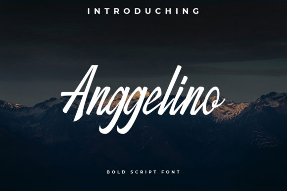 Anggelino Font Poster 1