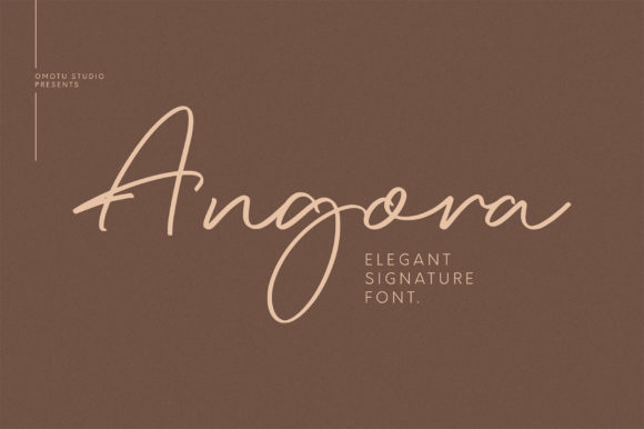 Angora Font Poster 12