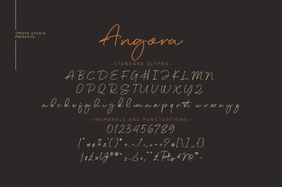 Angora Font Poster 10