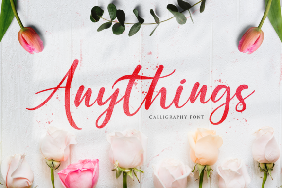 Anythings Font Poster 1