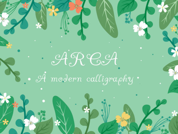 Arca Font Poster 2