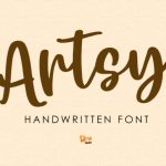 Artsy Font Poster 1