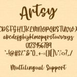 Artsy Font Poster 10