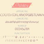 Ashley Font Poster 3